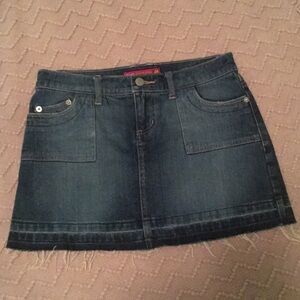 2 for $10! Gently used juniors stretch denim skirt